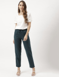 Linen Rich Straight Leg Trousers