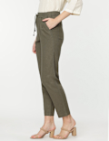 Linen Rich Straight Leg Trousers