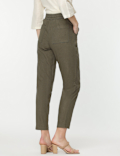 Linen Rich Straight Leg Trousers