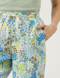Floral Drawstring Trousers