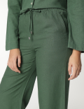 Linen Rich Relaxed Fit Pants