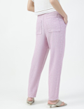 Linen Rich Tapered Trousers
