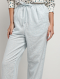 Linen Rich Tapered Trousers