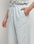 Linen Rich Tapered Trousers