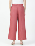 Linen Rich Plain Relaxed Fit Pants
