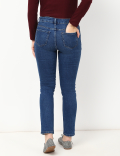 Slim Fit Cotton Blend Jeans