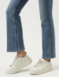 Bootcut Cotton Blend Jeans