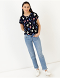 Straight Denim With Stretch