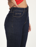 Cotton Mix Plain Regular Fit Jeans