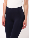 Viscose Mix Plain Skinny Fit Leggings