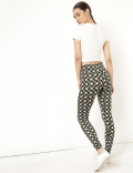 Viscose Mix Printed Regular Fit Legging