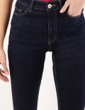 Cotton Mix Plain Skinny Fit Jeans