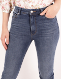 Cotton Mix Plain Slim Fit Jeans