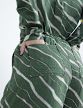 Linen Rich Plain Relaxed Fit Trousers