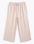 Linen Rich Striped Regular Fit Pants