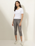 Cotton Mix Plain Slim Fit Jeggings