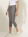 Cotton Mix Plain Slim Fit Jeggings