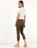 Cotton Mix Plain Slim Fit Jeggings
