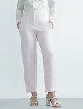 Plain Regular Fit Trousers