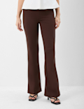 Jersey Flared Trousers