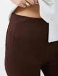 Jersey Flared Trousers