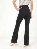 Viscose Mix Plain Regular Fit Trouser