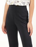 Viscose Mix Plain Regular Fit Trouser
