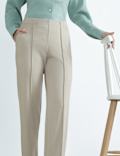 Plain Regular Fit Trousers