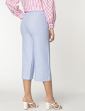 Linen Rich Wide Leg Trousers