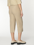 Linen Rich Wide Leg Trousers
