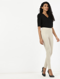 Viscose Mix Plain Skinny Treggings