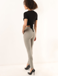 Viscose Mix Plain Regular Fit Treggings