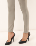 Viscose Mix Plain Regular Fit Treggings