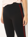 Viscose Mix Plain Skinny Fit Treggings