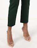 Cotton Mix Plain Regular Fit Trouser