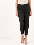 Cotton Mix Plain Regular Fit Trouser
