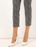 Cotton Mix Printed Regular Fit Trouser