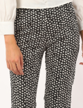 Cotton Mix Printed Regular Fit Trouser