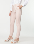 Cotton Rich Straight Leg Trousers