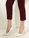 Cotton Rich Straight Leg Trousers