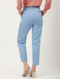 Cotton Rich Straight Leg Trousers