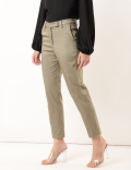 Cotton Rich Straight Leg Trousers