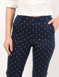 Cotton 7/8 Solid Pants