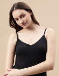 Cotton Mix Strappy Vest