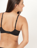 Polyamide Mix Plain Regular Fit Bra