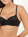 Polyamide Mix Plain Regular Fit Bra
