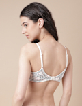 2 Pack Cotton Mix Printed Non Wired Bra