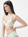 Cotton Mix Plain Full Cup Padded Bra