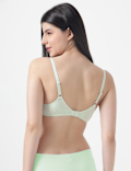 Cotton Mix Plain Full Cup Padded Bra