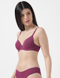 Cotton Mix Plain Full Cup Padded Bra